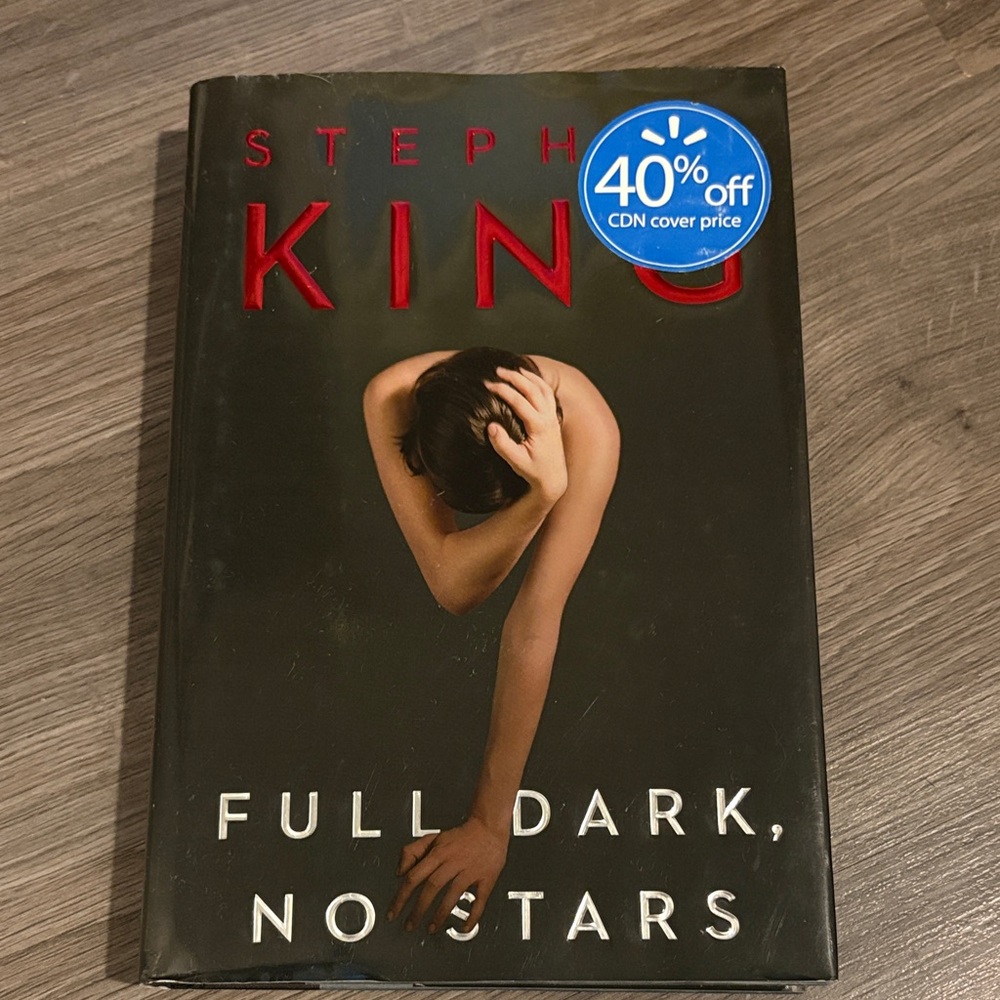 Stephen King "Full Dark, No Stars" Hardcover - Black Cover